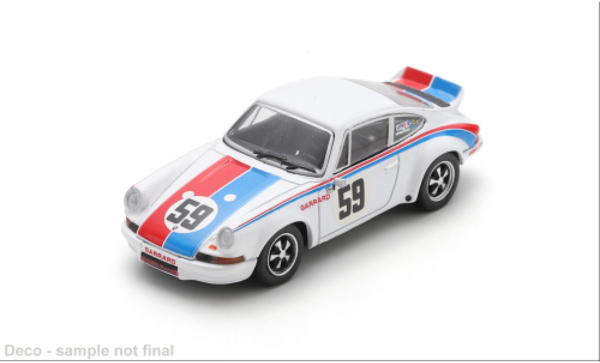 Porsche 911 1/64 Spark Carrera RSR 24h Daytona 1973 #59 P.Gregg/H.Haywood 1:64 diecast model cars