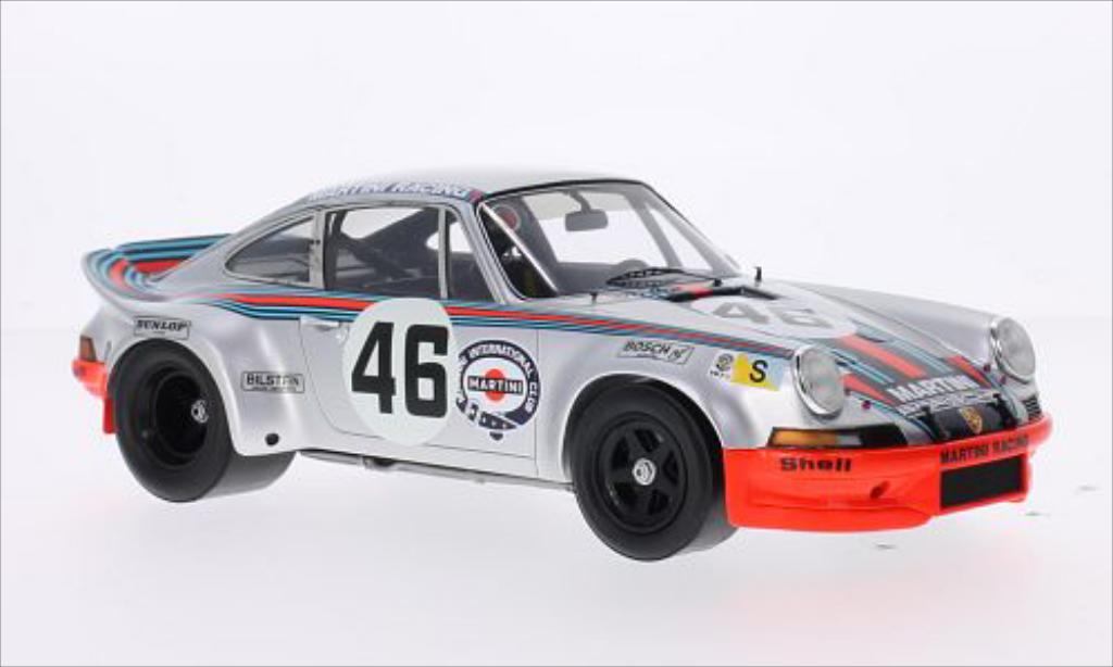 Porsche 911 1/18 Spark Carrera R No.46 Martini Racing Martini 24h Le Mans 1973 diecast model cars