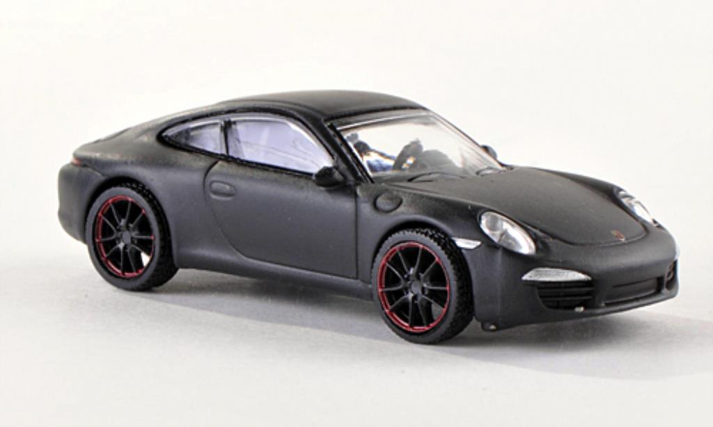 Porsche 991 S 1/87 Schuco Carrera S matt-black diecast model cars
