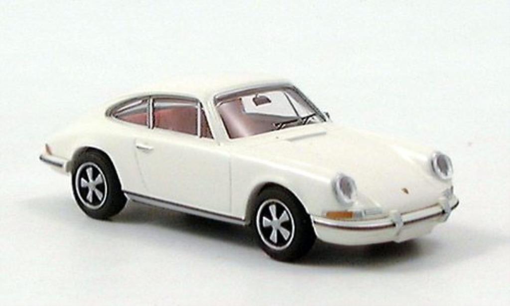 Porsche 911 1/87 Brekina E white 1970 diecast model cars
