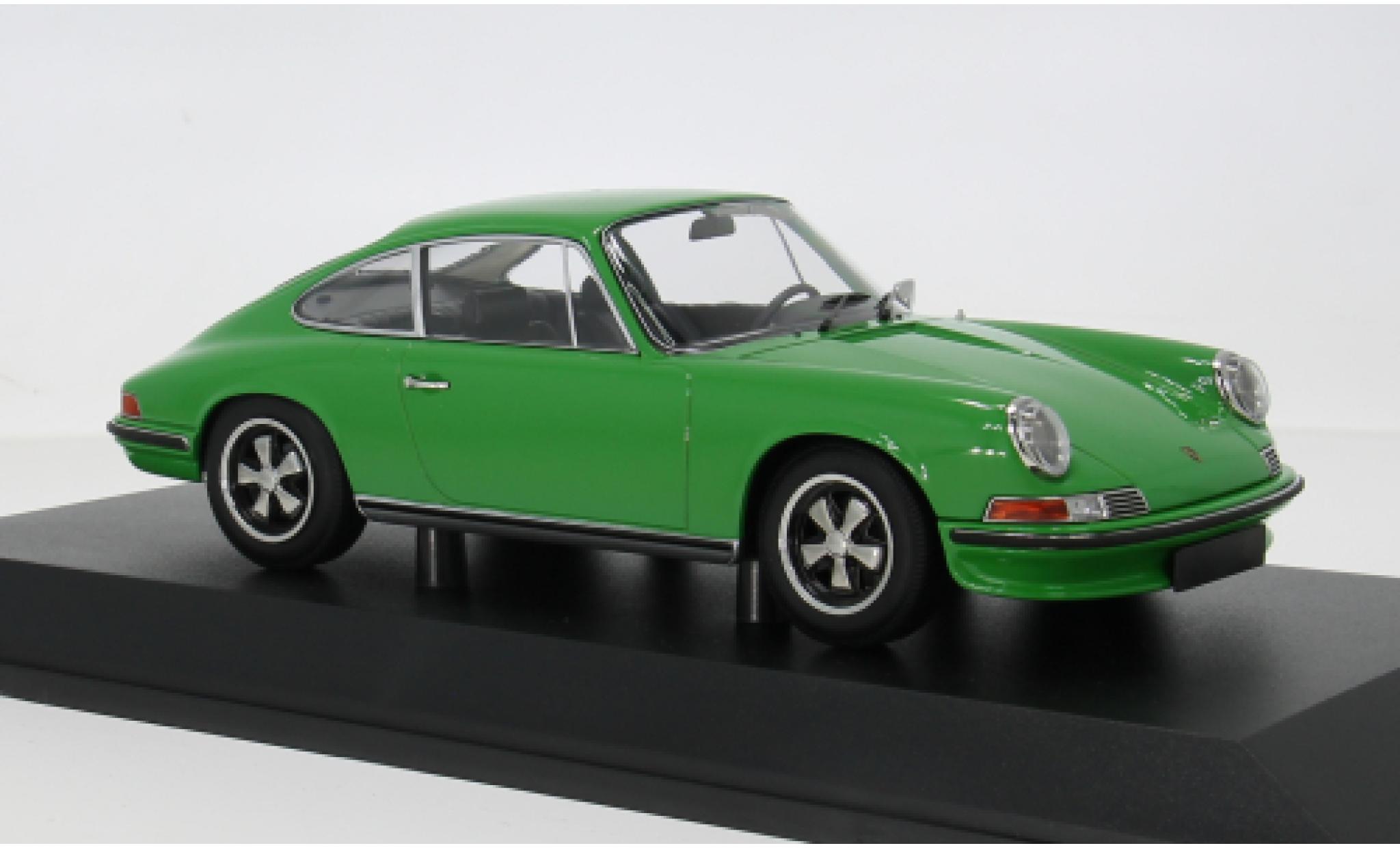 Porsche 911 1/18 Minichamps gr&uuml;n 1972 1:18 diecast model cars