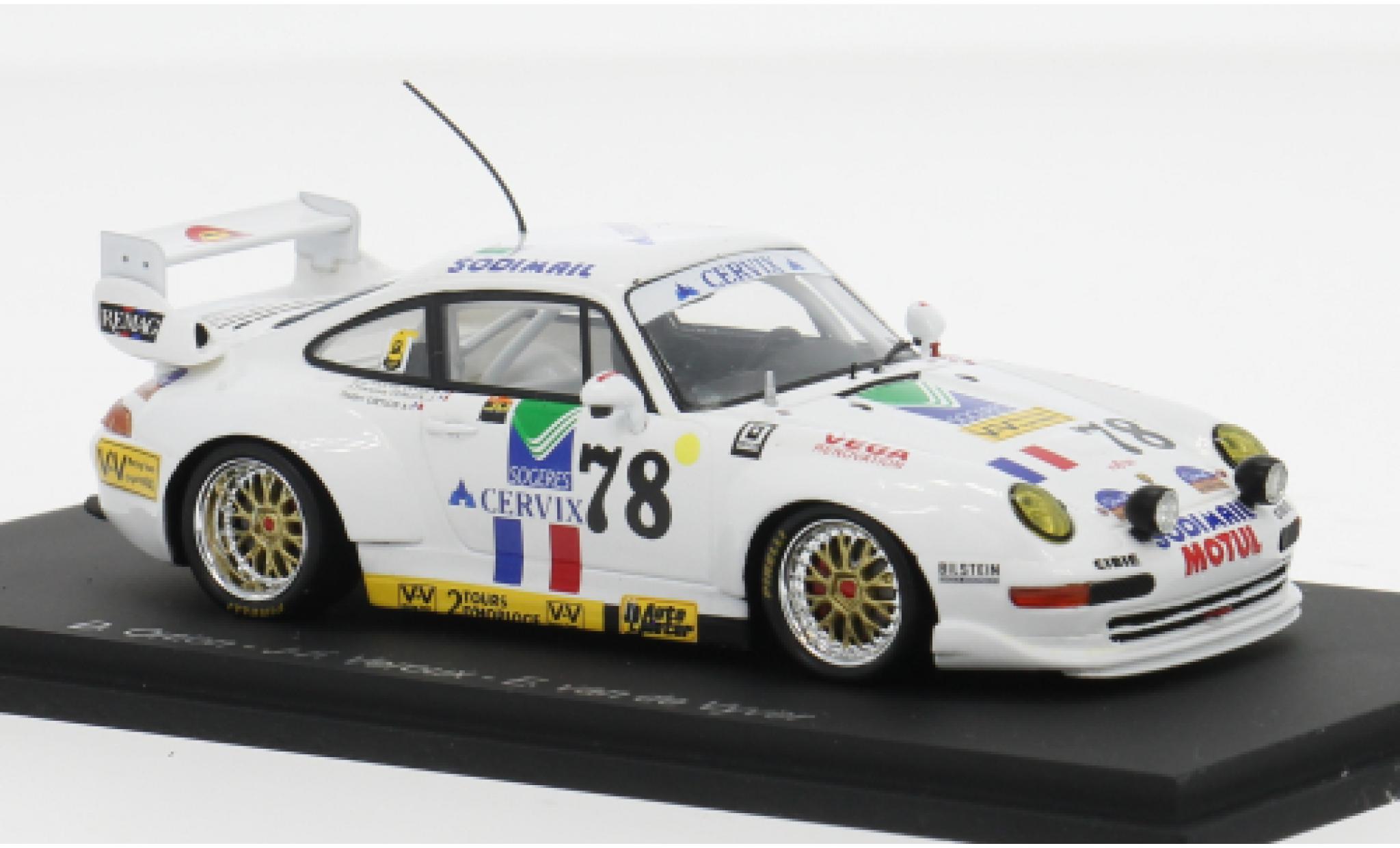 Porsche 993 GT2 1/43 Spark 911 24h Le Mans 1995 #78 D.Ortion/J-F.Veroux 1:43 diecast model cars