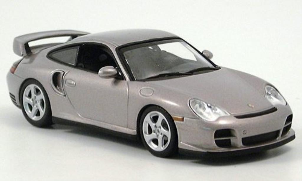 Porsche 996 GT2 1/43 Minichamps GT2 grey 2001 diecast model cars