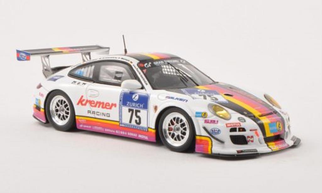 Porsche 997 GT3 CUP 1/43 Spark GT3 Cup No.75 Kremer Racing 24h ADAC Nurburgring 2013 /M.Kalandrik diecast model cars