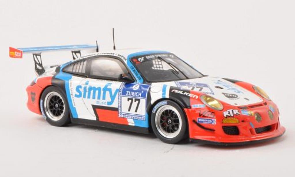 Porsche 991 GT3 Cup 1/43 Spark GT3 Cup No.77 Simfy 24h Nurburgring 2013 /S.v diecast model cars