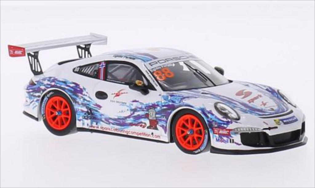 Porsche 991 GT3 Cup 1/43 Spark GT3 Cup No.88 Carrera Cup Asia Sepang 2015 diecast model cars