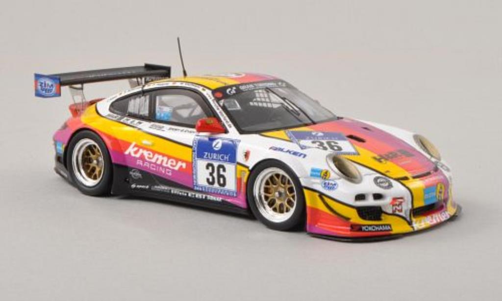 Porsche 997 GT3 1/43 Spark GT3 KR No.36 Kremer Racing 24h Nurburgring 2013 /J.Alzen diecast model cars