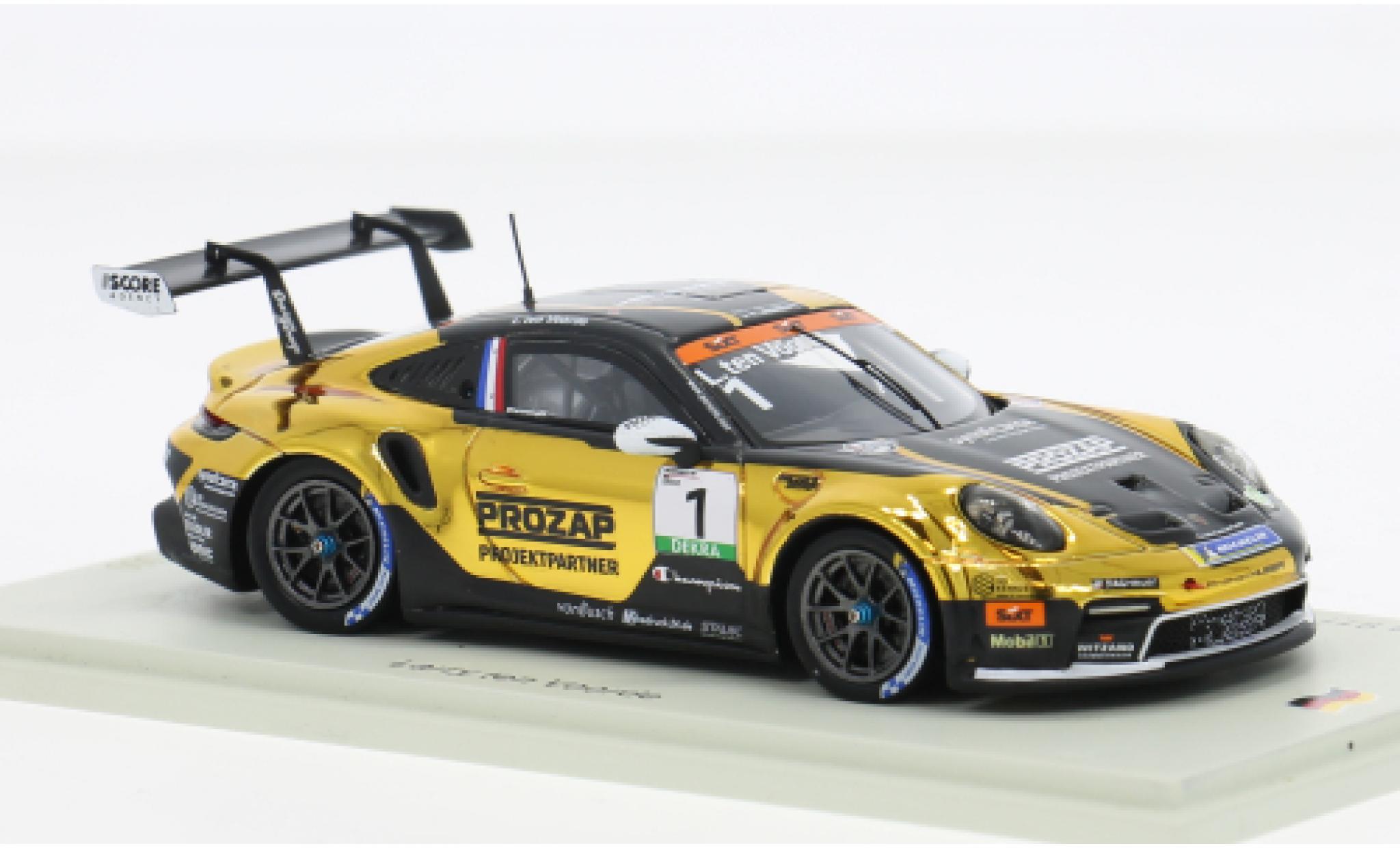 Porsche 911 1/43 Spark GT3 Carrera Cup Deutschland 2024 #1 L.ten Voorde 1:43 diecast model cars