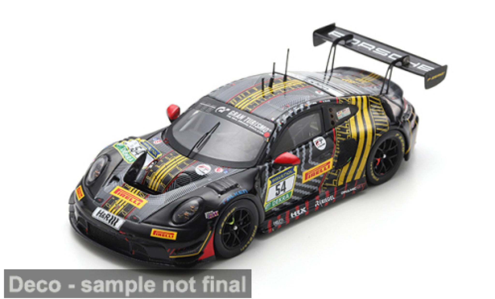 Porsche 992 GT3 R 1/43 Spark 911  24h N&uuml;rburgring 2025 Dinamic GT #54 B.Bastian/M.Cairoli 1:43 diecast model cars