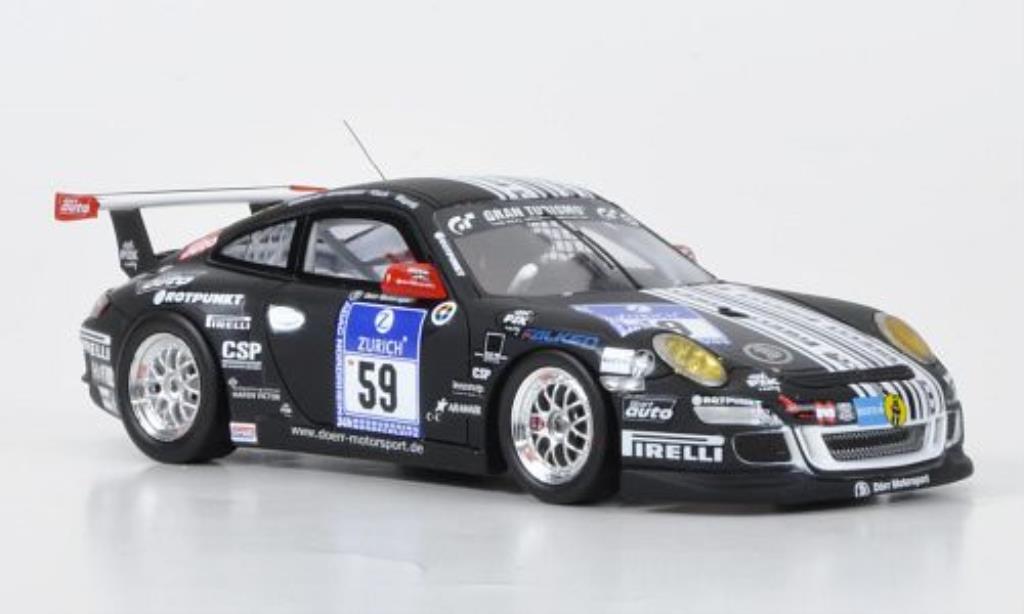 Porsche 997 GT3 1/43 Minichamps GT3 R Dorr Motorsport No.59 24h Nurburgring 2011 /Mapelli diecast model cars