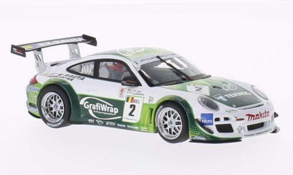 Porsche 997 GT3 1/43 Minichamps GT3 R No.2 Prospeed Competition FIA GT3 European Championship 2011 /Heylen diecast model cars
