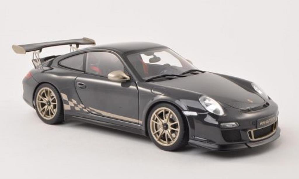 Porsche 997 GT3 1/18 Autoart GT3 3.8 grey/gold 2010 diecast model cars