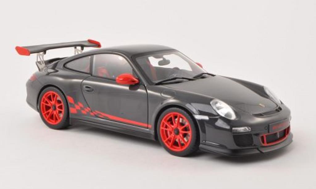 Porsche 997 GT3 1/18 Autoart GT3 3.8 grey/red 2010 diecast model cars