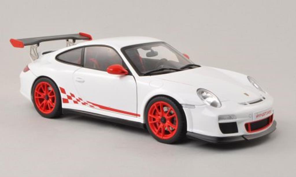 Porsche 997 GT3 1/18 Autoart GT3 3.8 white/red 2010 diecast model cars