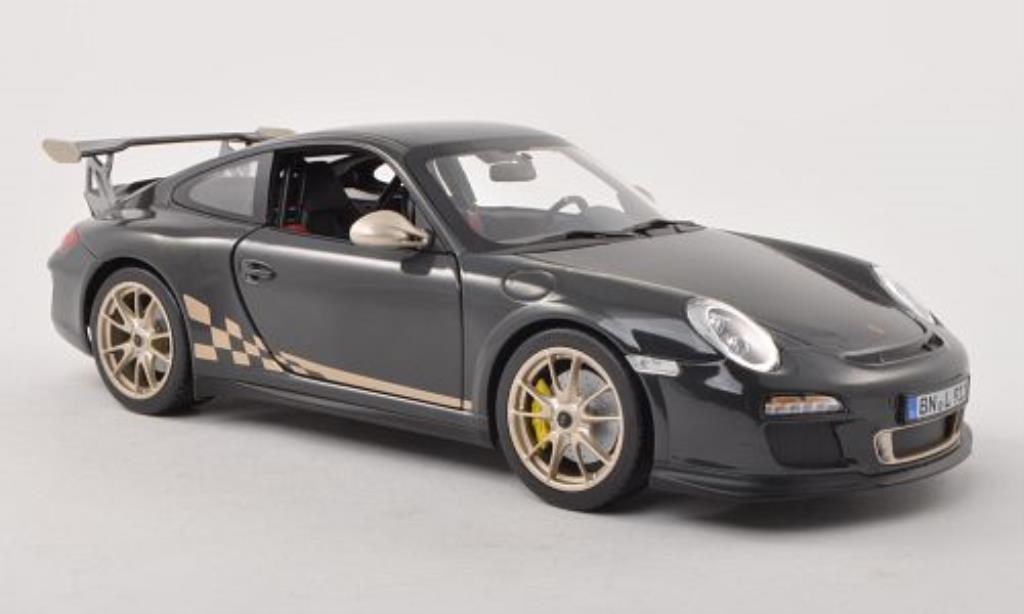 Porsche 997 GT3 1/18 Norev GT3 grey/platin 2010 diecast model cars