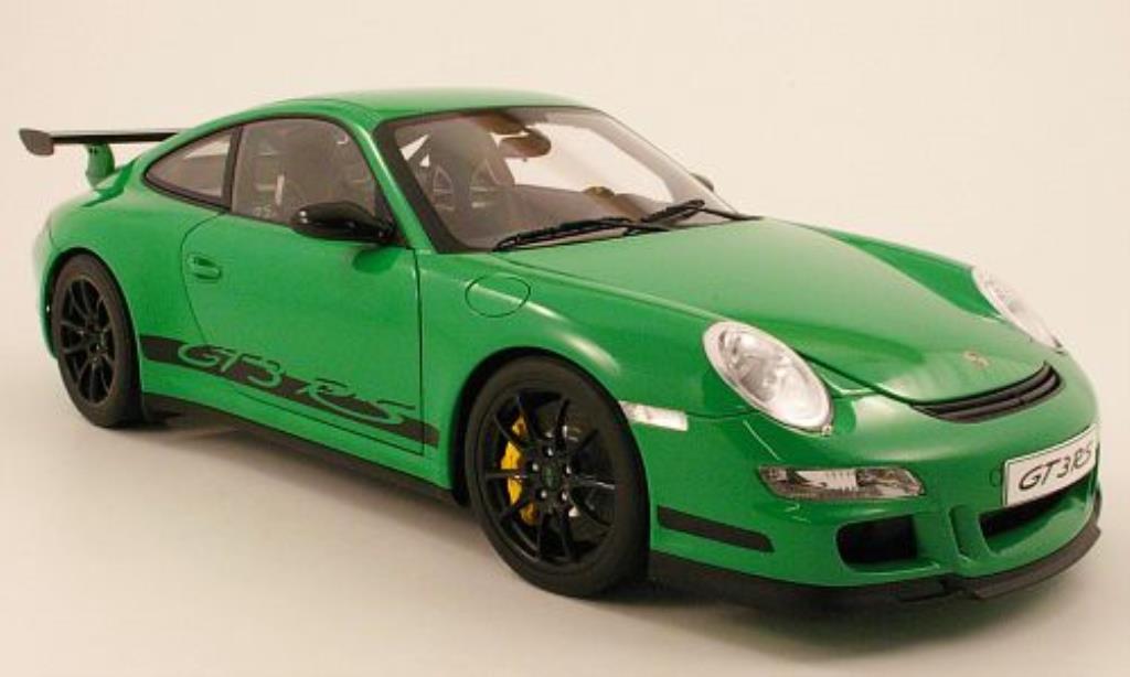 Porsche 997 GT3 1/12 Autoart GT3 grun/black 2006 diecast model cars