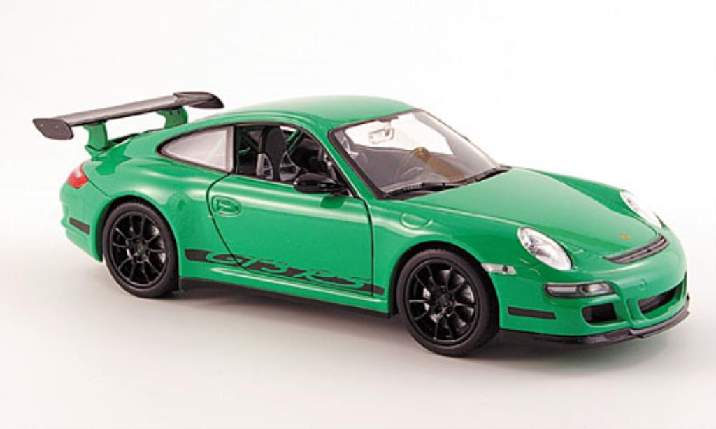 Porsche 997 GT3 1/24 Welly GT3 grun diecast model cars