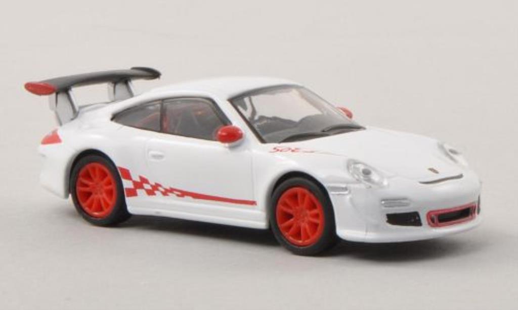 Porsche 997 GT3 1/87 Schuco GT3 white/red diecast model cars