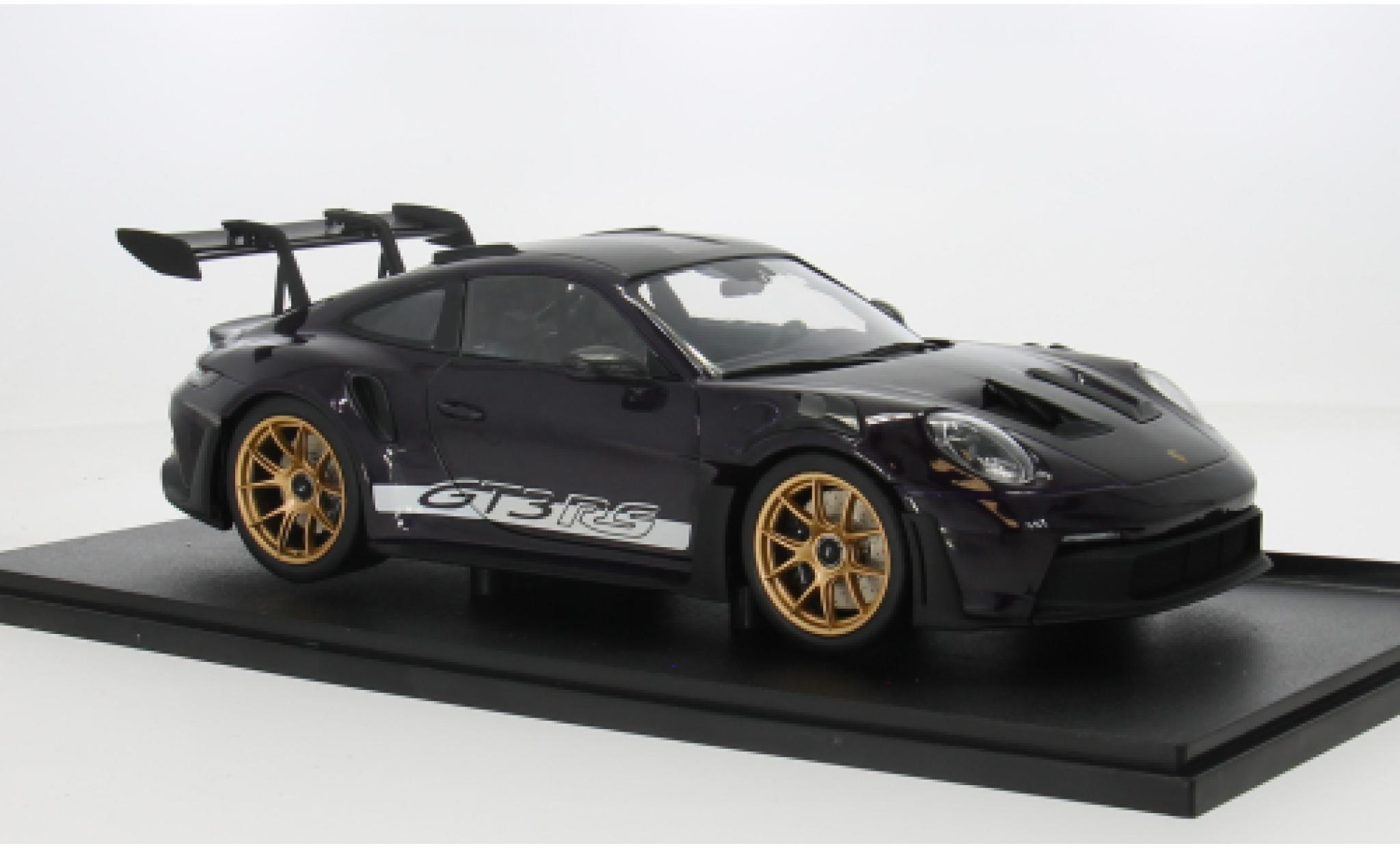 Porsche 911 1/18 Solido GT3 RS purple 1:18 diecast model cars