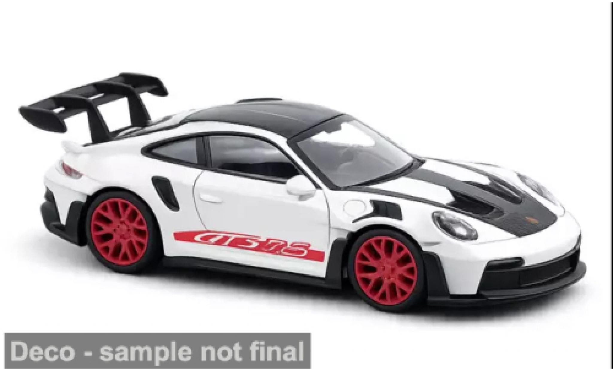 Porsche 911 1/43 Norev GT3 RS white/black 2022 1:43 diecast model cars
