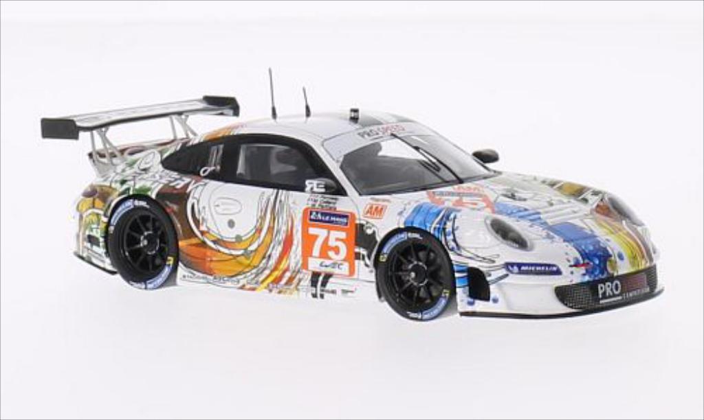 Porsche 997 GT3 1/43 Spark GT3 R No.75 Prospeed Competition Le Mans 24h Le Mans 2014 /M.Palttala diecast model cars