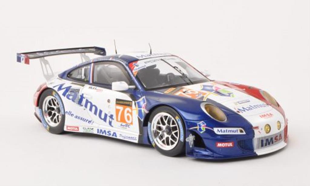 Porsche 997 GT3 1/18 Spark GT3 R No.76 24h Le Mans 2013 /R.Narac diecast model cars
