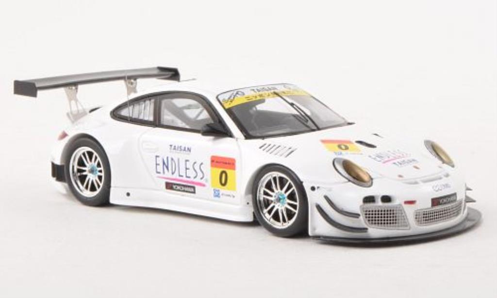 Porsche 997 GT3 1/43 Ebbro GT3R No.0 Taisan Endless Super GT300 Testfahrzeug Okayama 2013 /N.Yokomizo diecast model cars