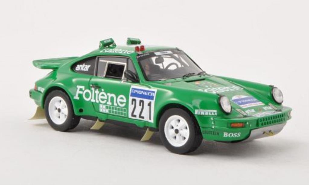 Porsche 930 1/43 Spark No.221 Foltene Racing Team Rally Dakar 1988 diecast model cars