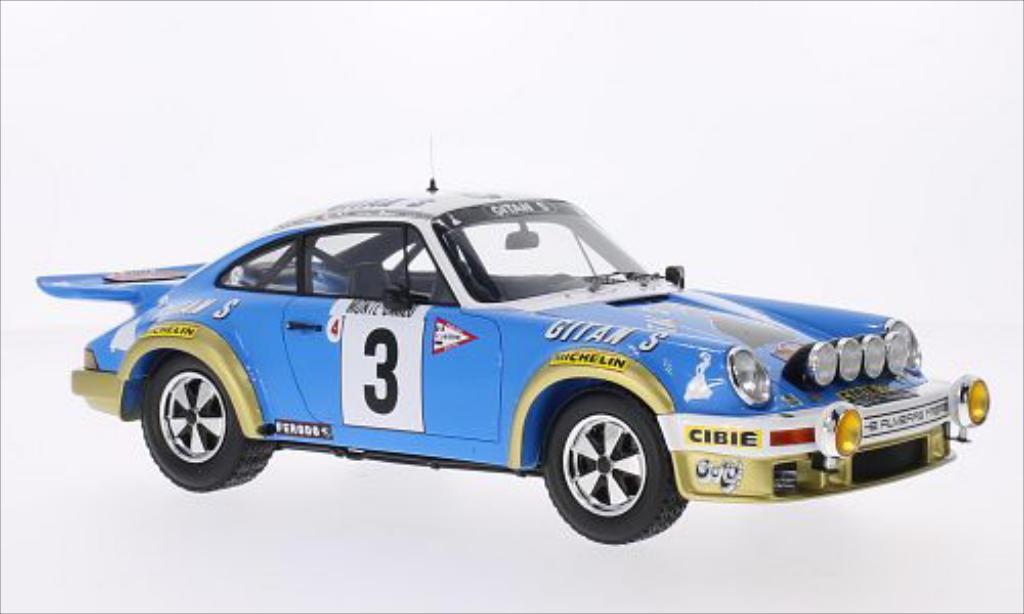 Porsche 930 1/18 Spark No.3 Gitanes Rally Monte-Carlo 1978 diecast model cars