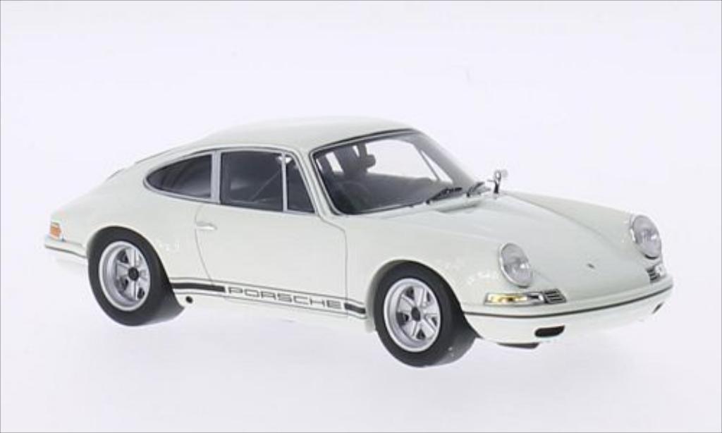 Porsche 911 R 1/43 Spark R white/Dekor 1972 diecast model cars