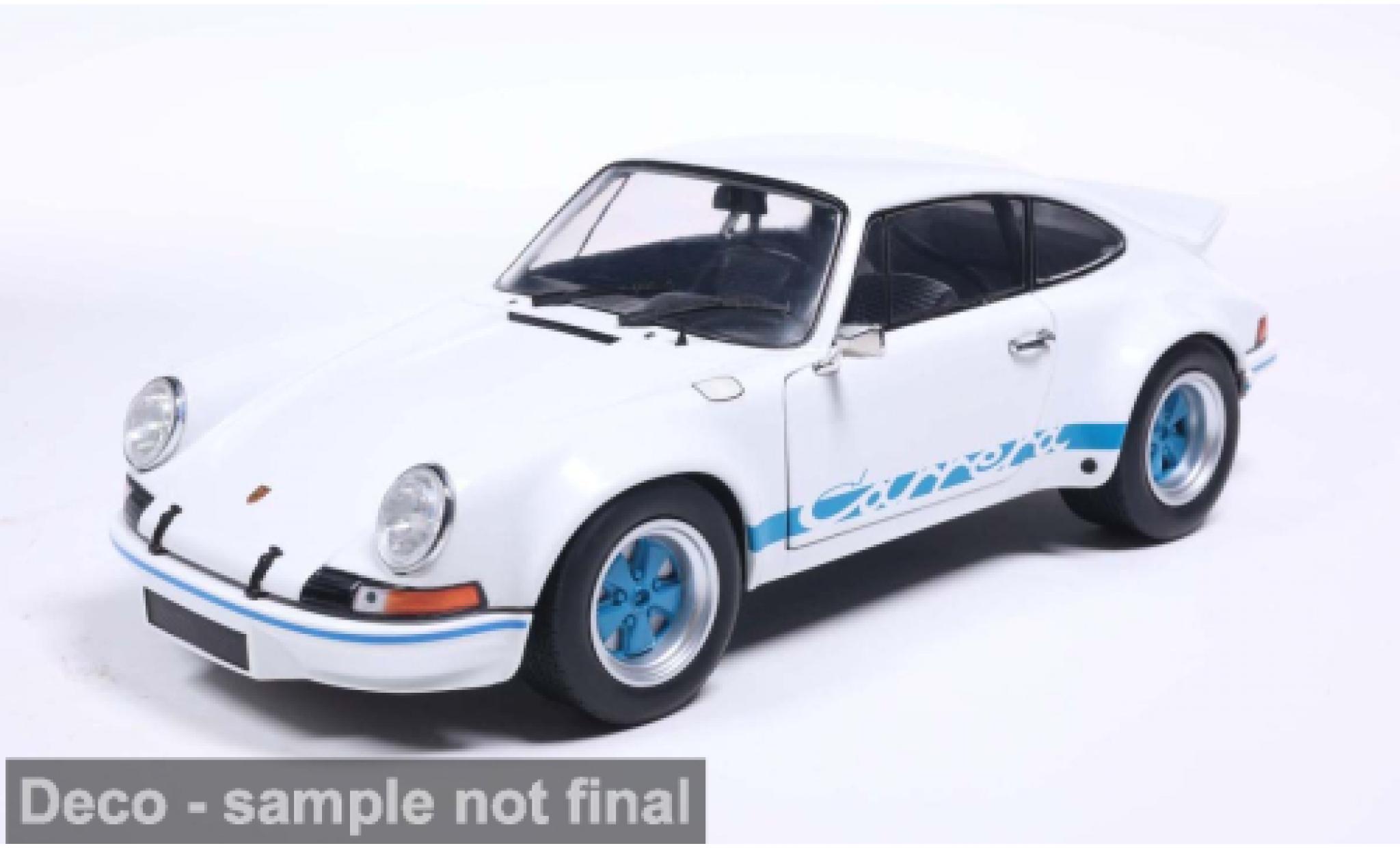 Porsche 911 1/18 Solido RSR white/blue 1973 1:18 diecast model cars