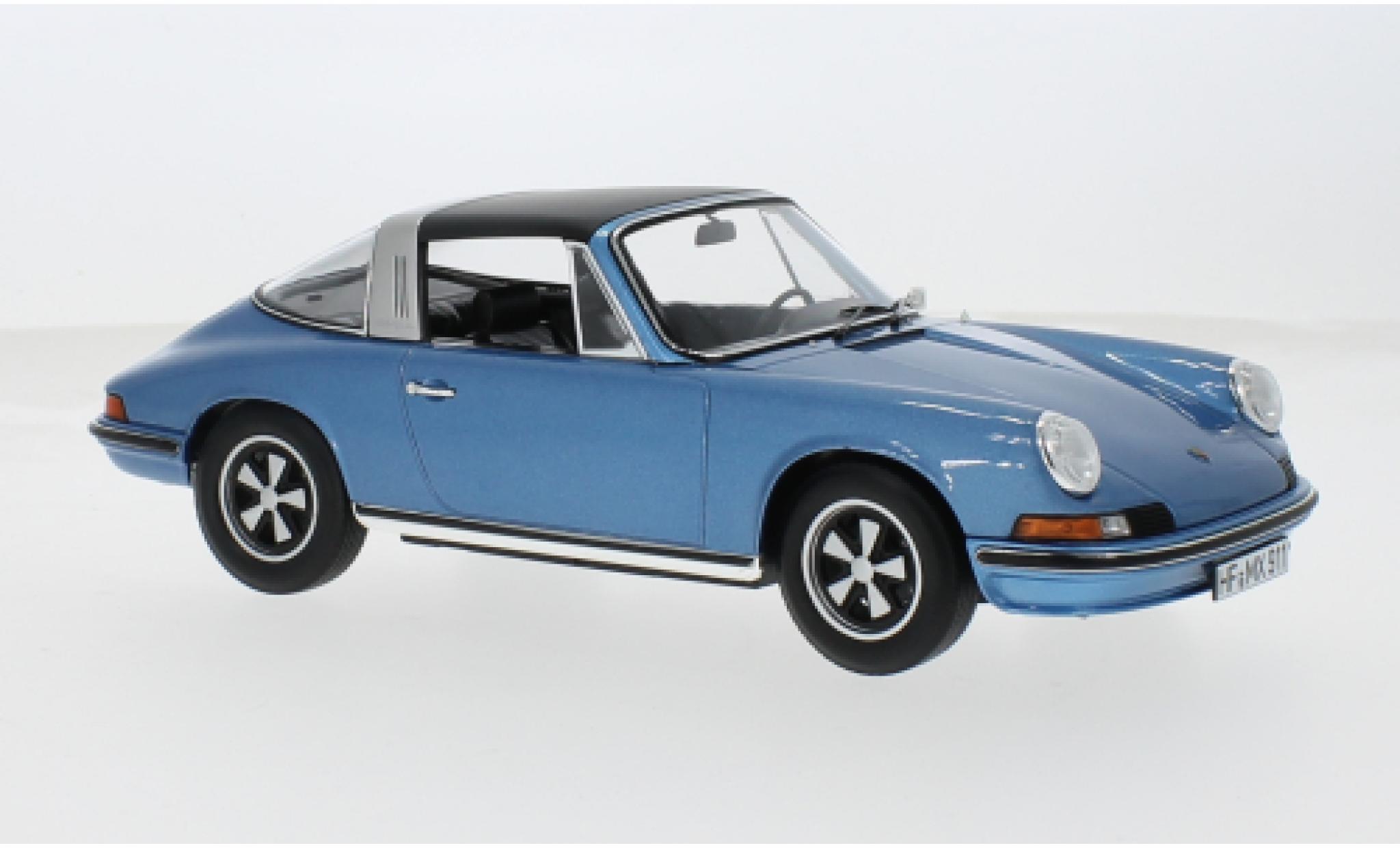 Porsche 911 1/18 Norev S 2.4 Targa blue 1:18 diecast model cars