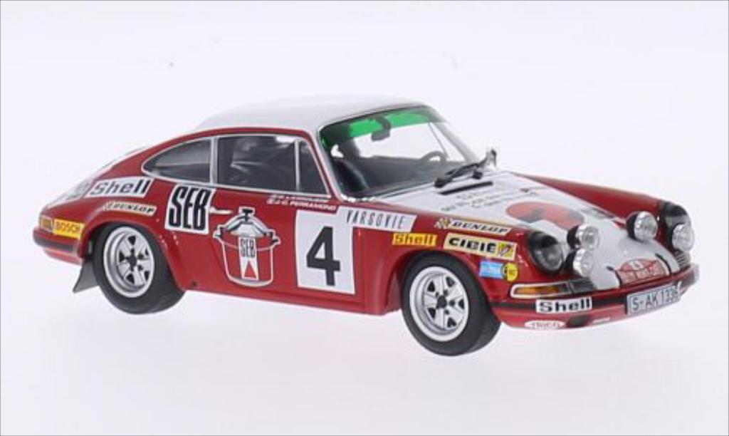 Porsche 911 S 1/43 Minichamps S No.4 SEB Rally WM Rally Monte Carlo 1972 /C.Perramond diecast model cars
