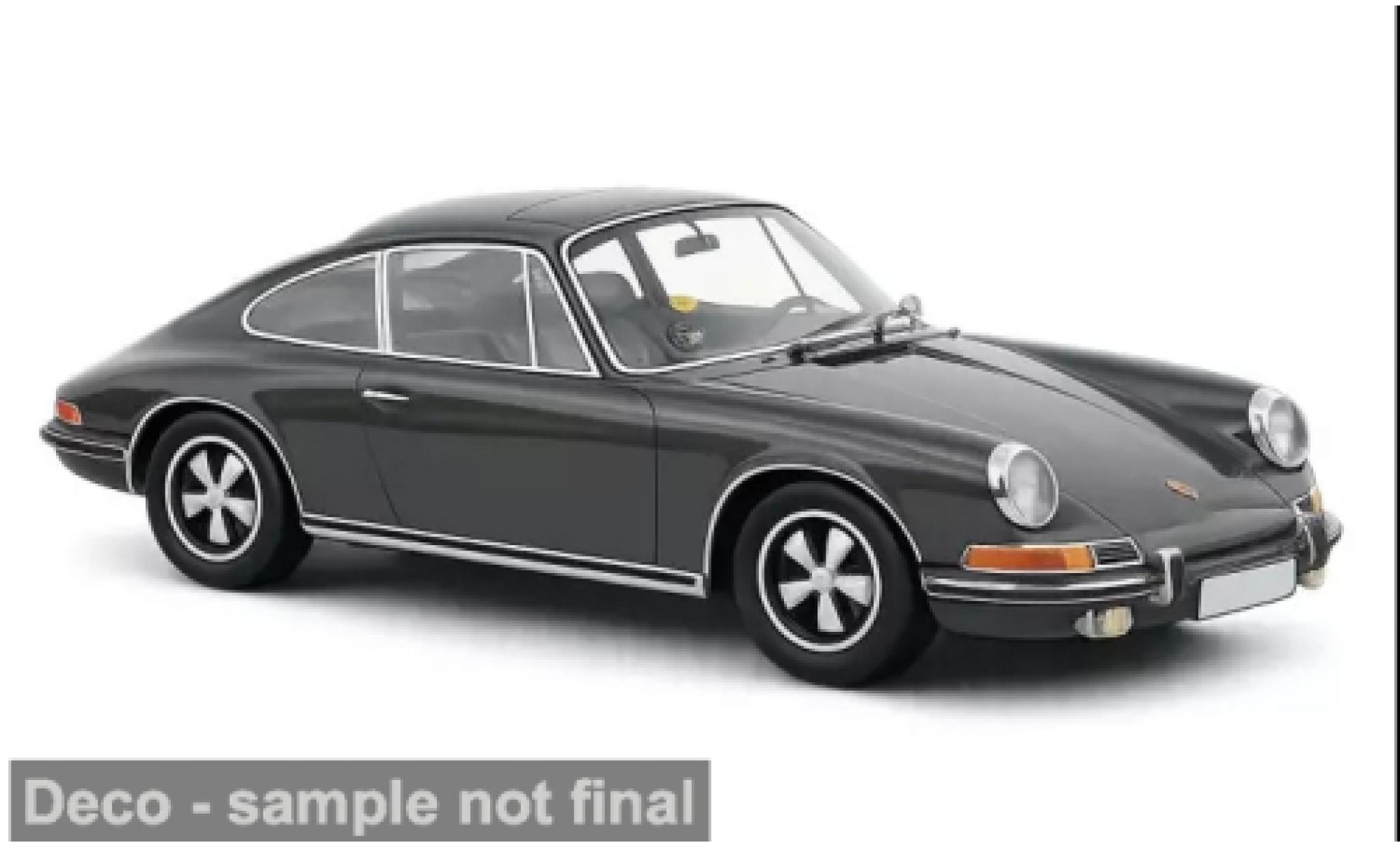 Porsche 911 1/18 Norev S black 1970 1:18 diecast model cars