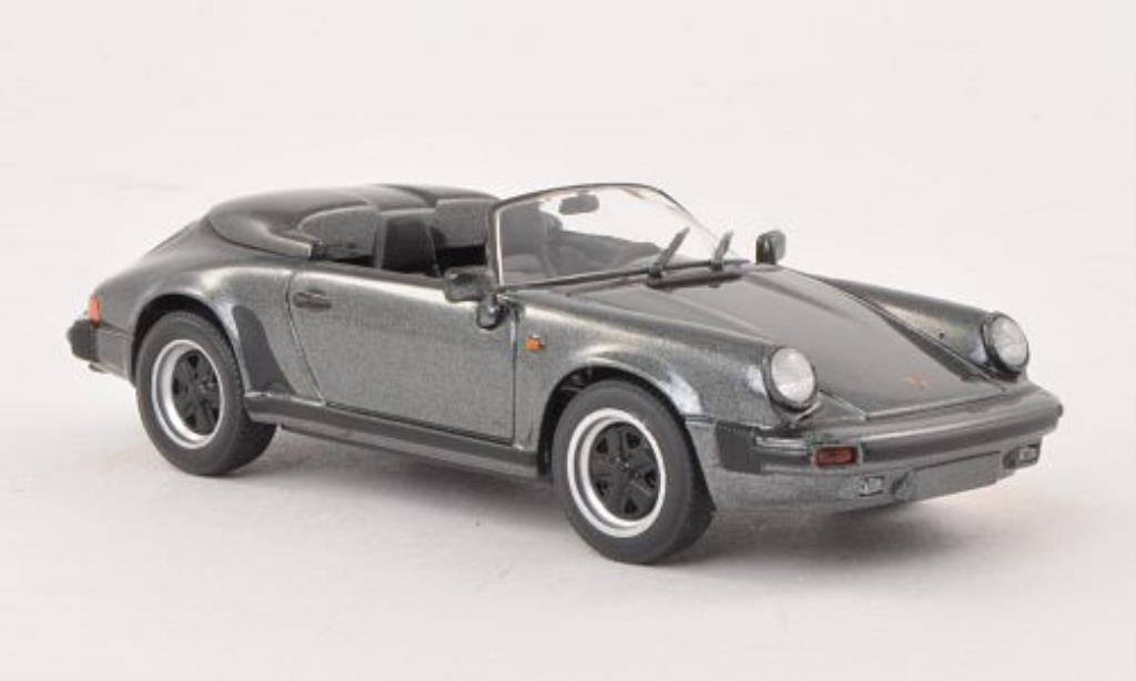 Porsche 930 Speedster 1/43 Minichamps Speedster anthrazit 1988 diecast model cars