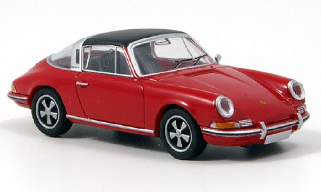 Porsche 911 1/87 Brekina T Targa red TD-Edition diecast model cars