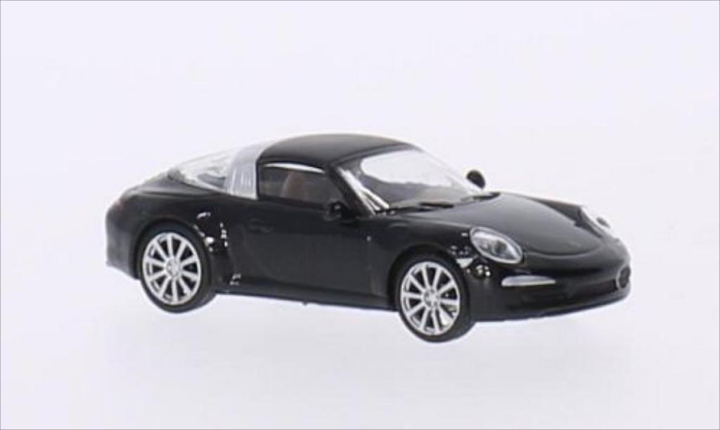 Porsche 991 Targa 1/87 Schuco Targa 4S metallic black diecast model cars