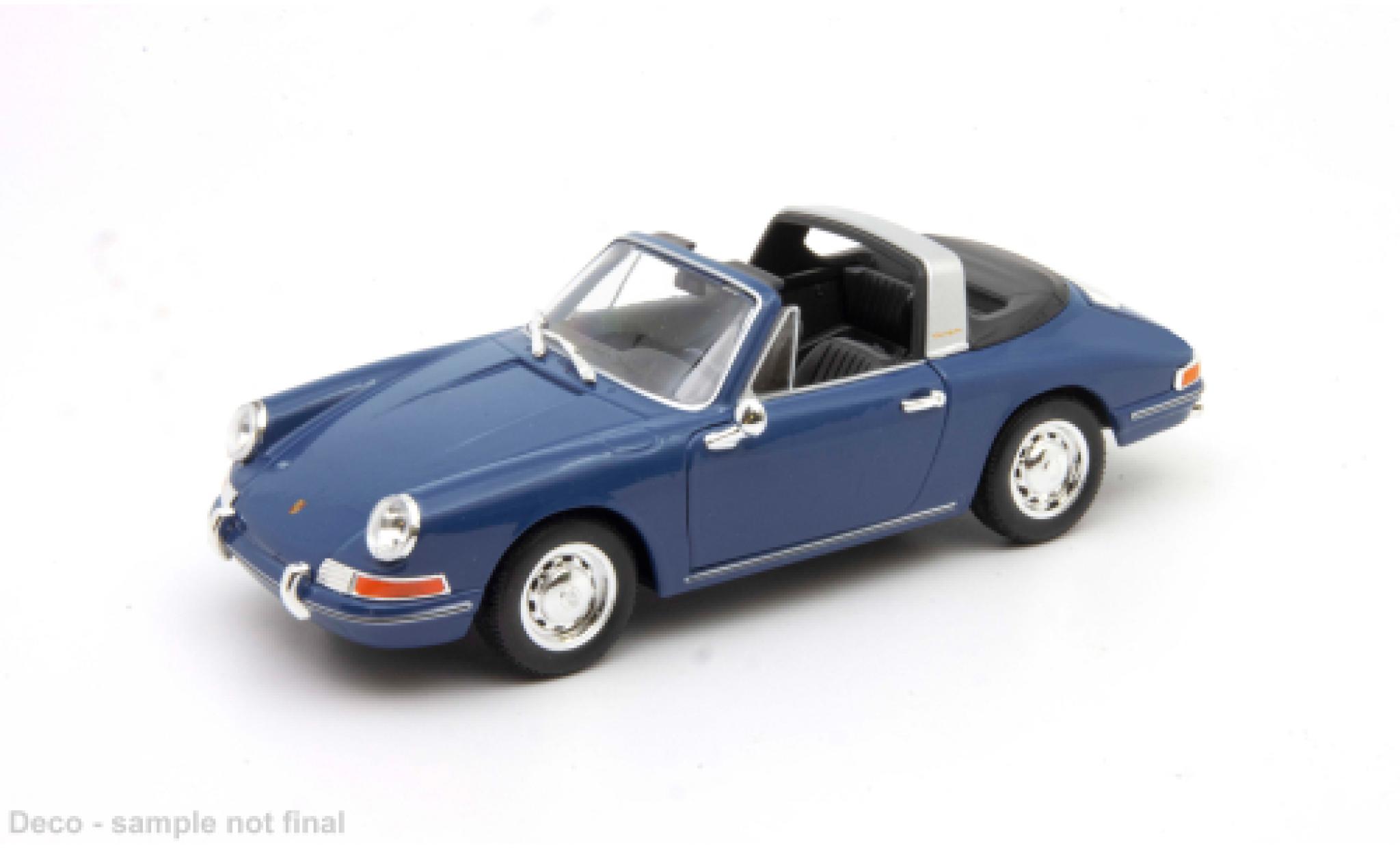 Porsche 911 1/24 Welly Targa blue 1:24 diecast model cars