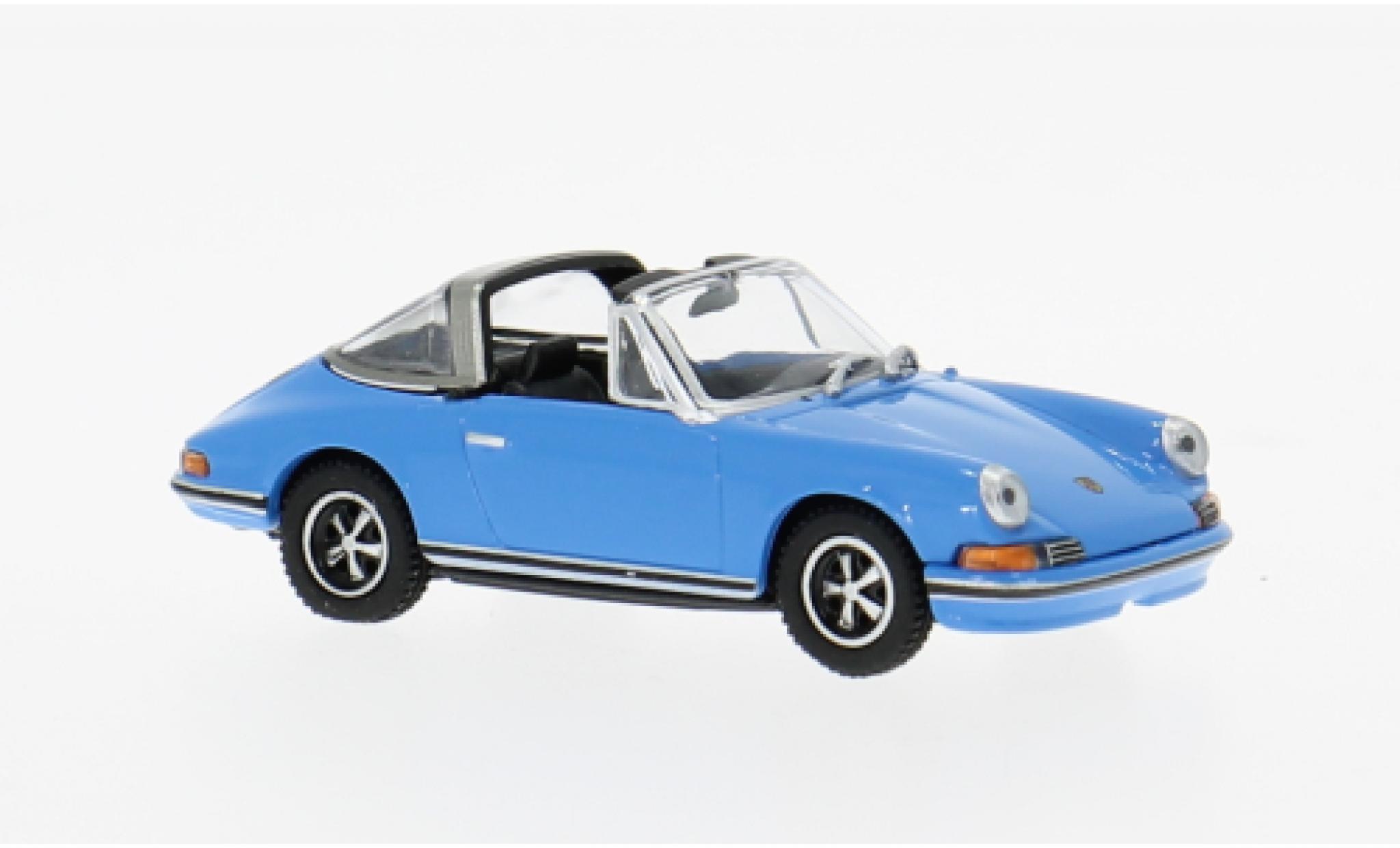 Porsche 911 1/87 Minichamps Targa blue 1972 1:87 diecast model cars