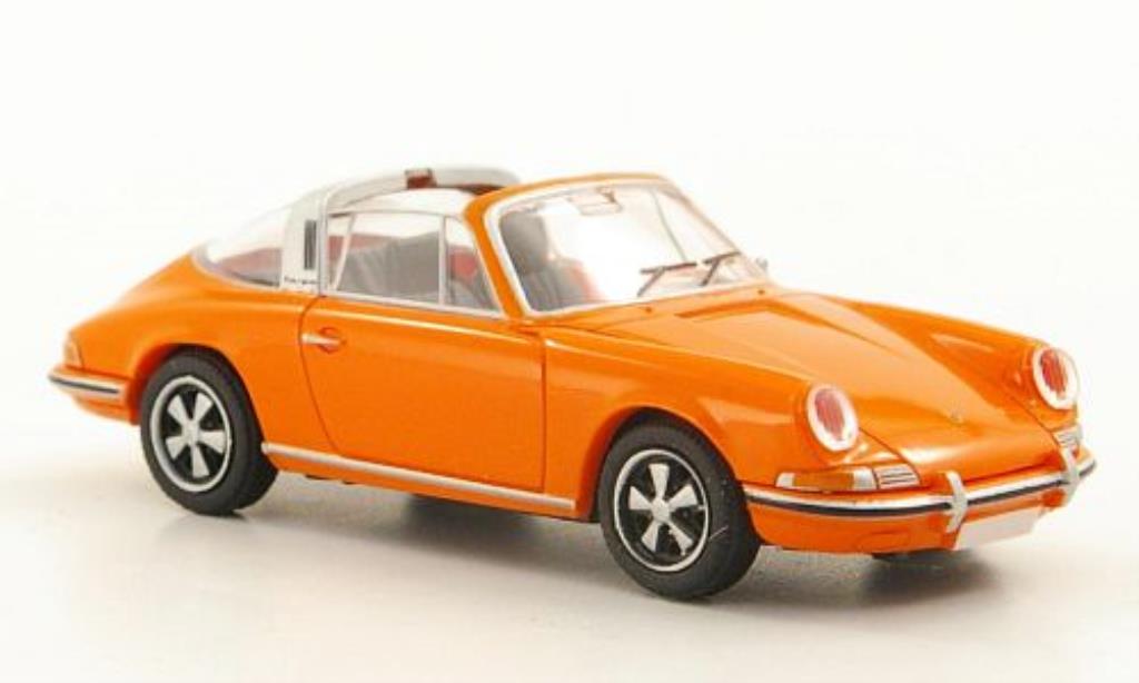 Porsche 911 Targa 1/87 Brekina Targa (F-Reihe) orange diecast model cars