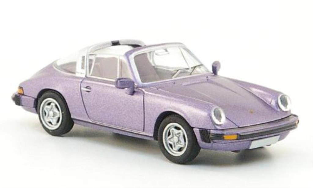 Porsche 911 Targa 1/87 Brekina Targa (G-Reihe) flieder diecast model cars