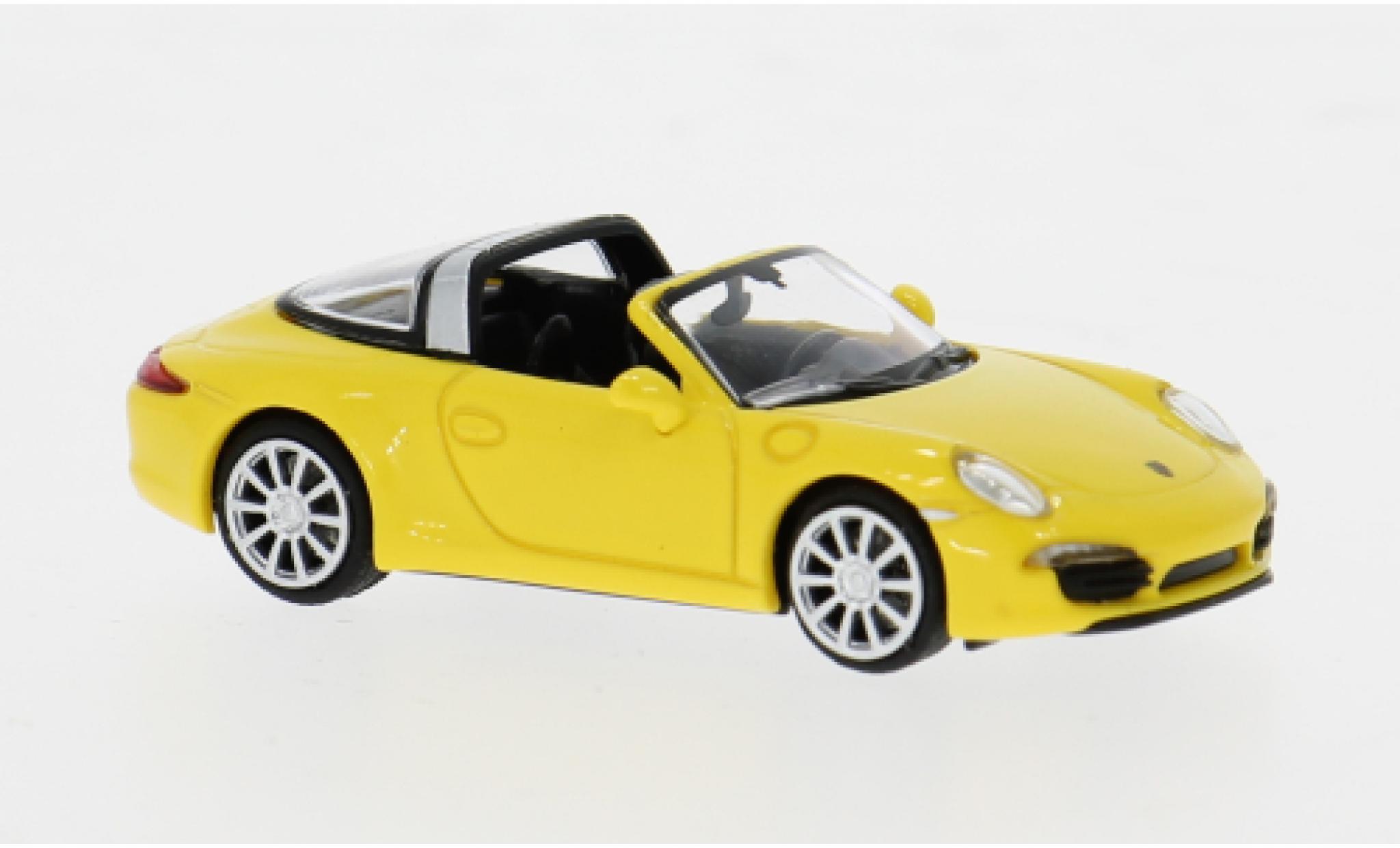 Porsche 911 1/87 Minichamps Targa yellow 1:87 diecast model cars