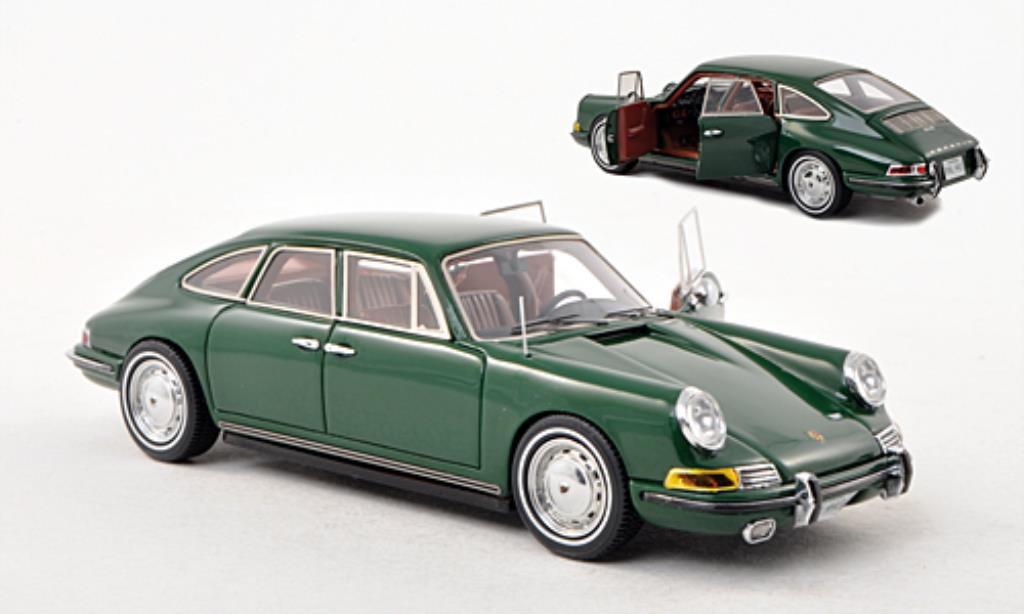 Porsche 911 1/43 Matrix Troutman & Barnes 4-Door Sedan grun 1967 diecast model cars