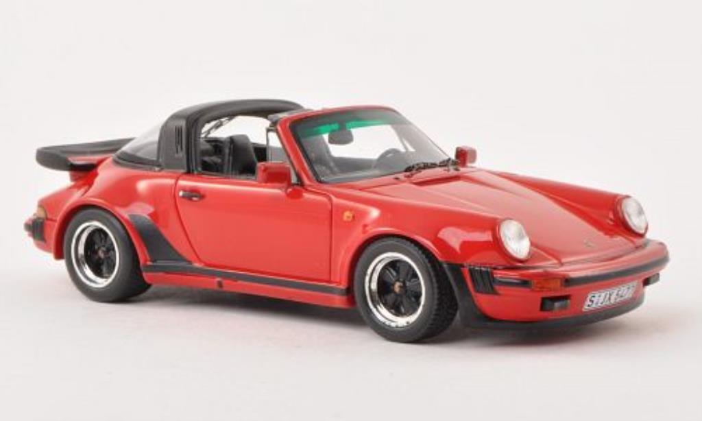 Porsche 930 Turbo 1/43 Spark Turbo 3.3 Targa red 1989 diecast model cars