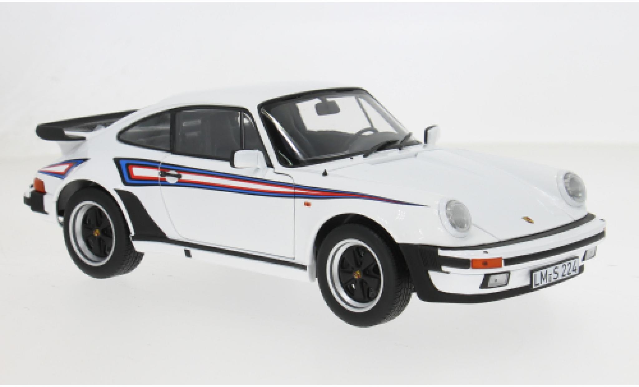 Porsche 930 Turbo 1/18 Norev 911 3.3 white/Dekor 1980 1:18 diecast model cars