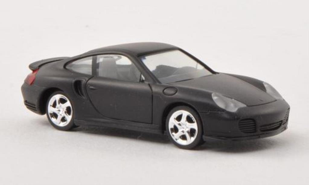 Porsche 996 Turbo 1/87 Herpa Turbo matt-black diecast model cars