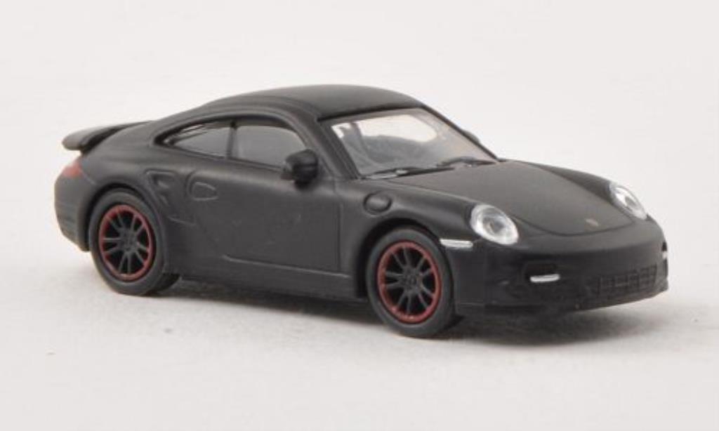 Porsche 997 Turbo 1/87 Schuco Turbo mett-black diecast model cars