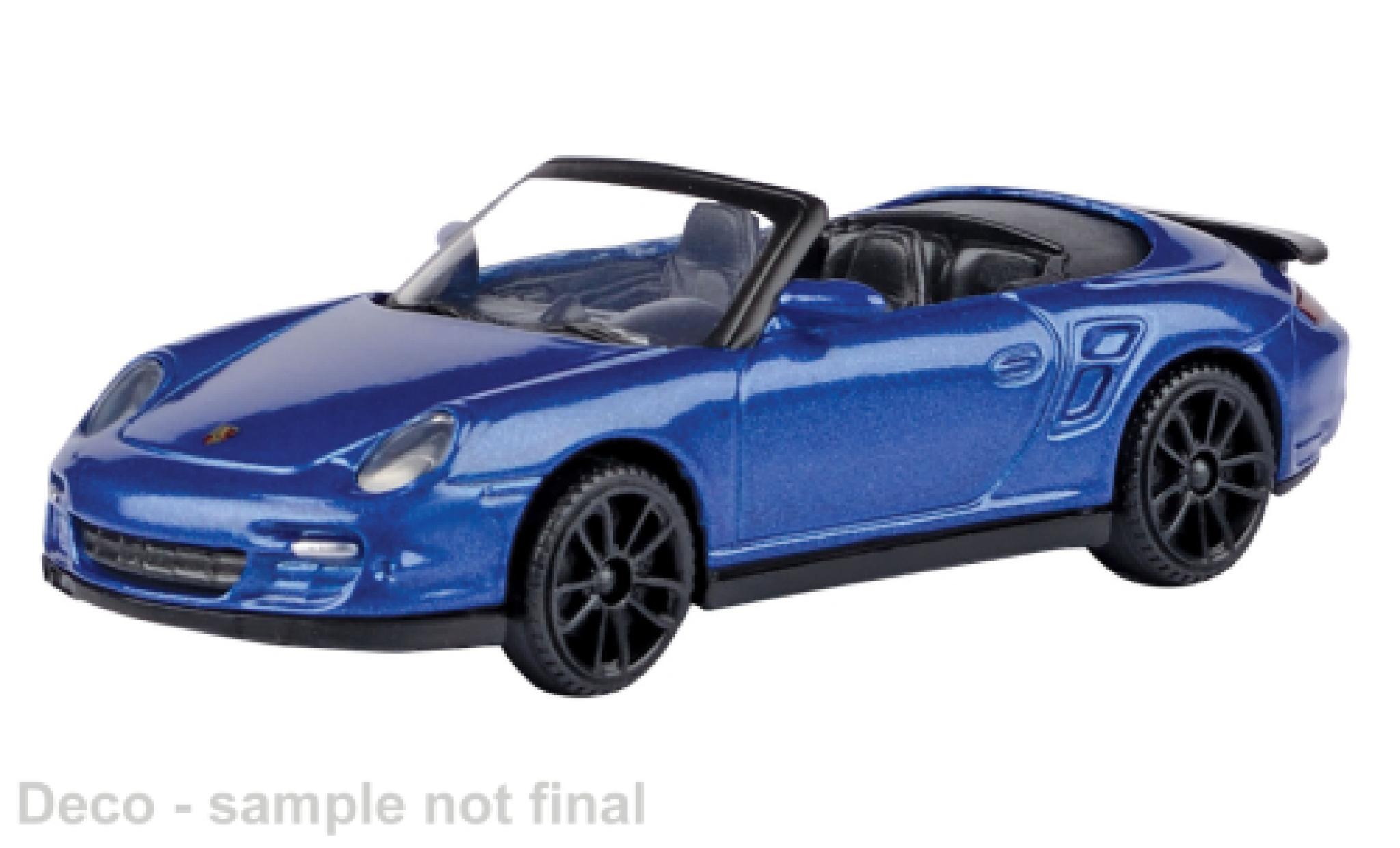 Porsche 911 1/43 Motormax Turbo blue 1:43 diecast model cars