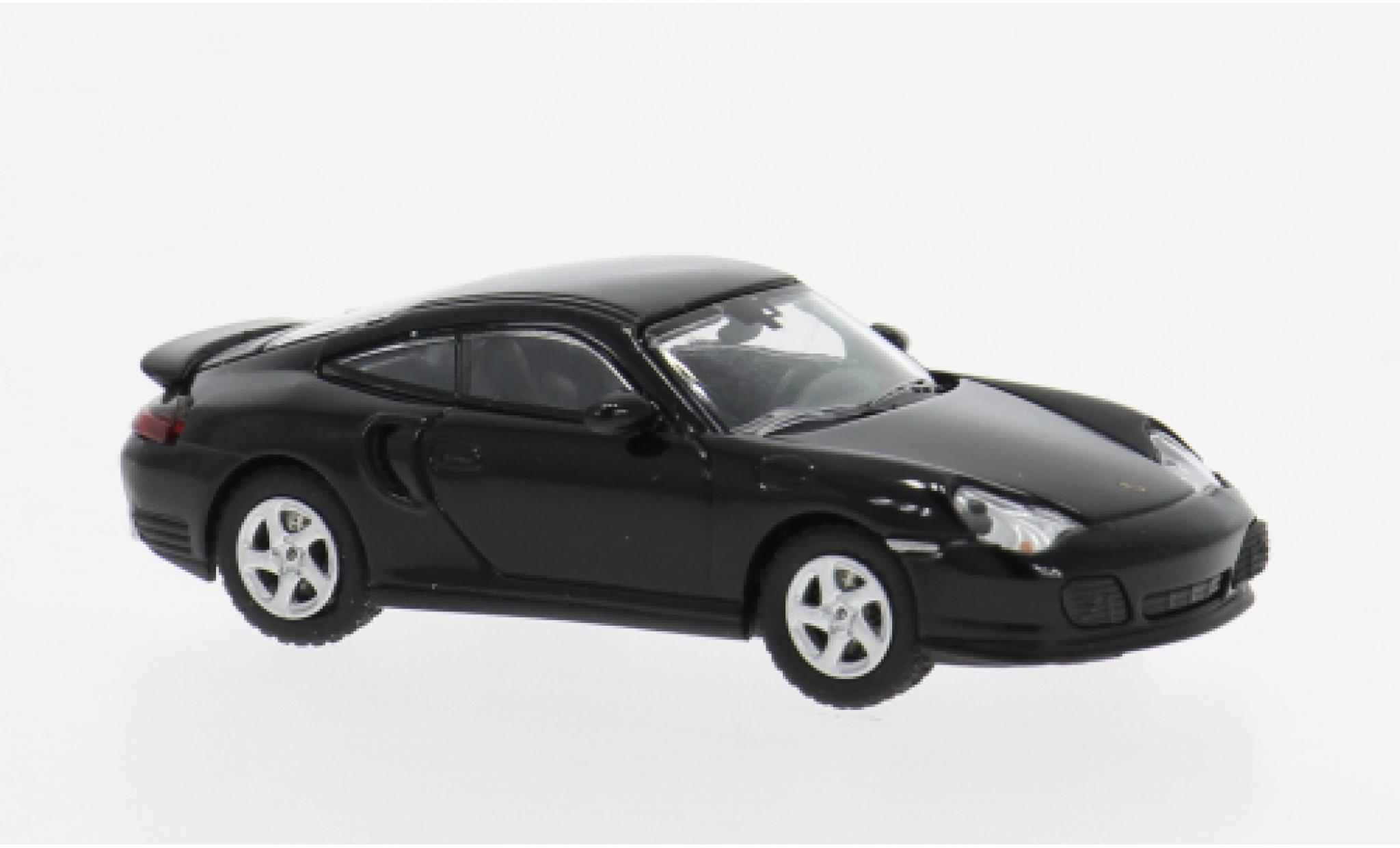 Porsche 996 Turbo 1/87 Minichamps 911 black 2000 1:87 diecast model cars
