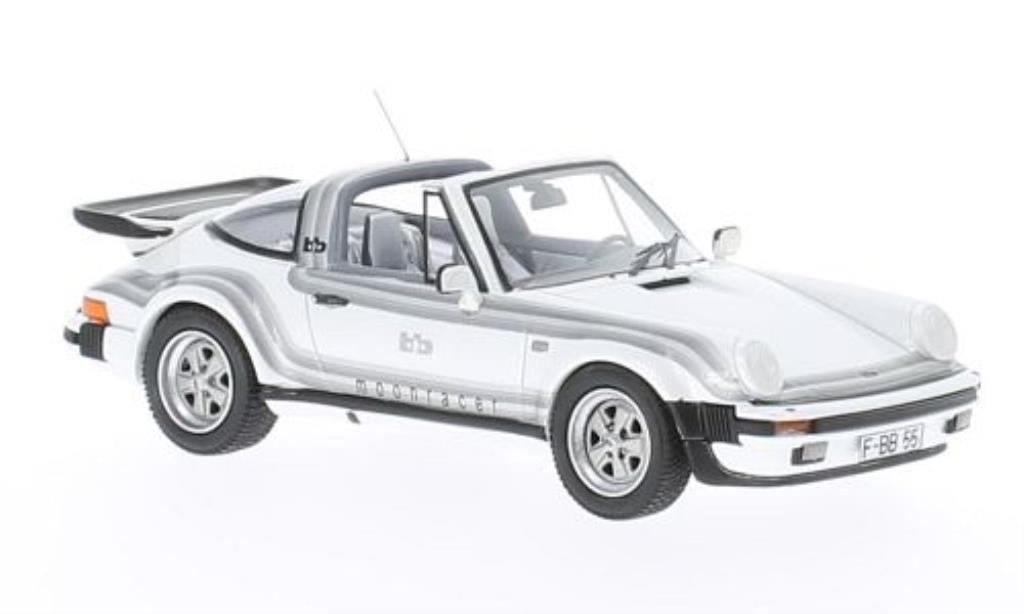 Porsche 930 Turbo 1/43 Neo Turbo Targa B&B Tuning Moonracer white mit Dekor 1982 diecast model cars